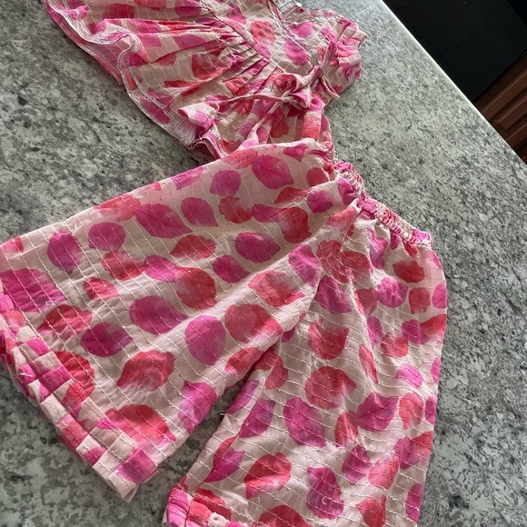 we make the thread Other - Pink Polka Dot Kids Matching Set size 2/3 T girls